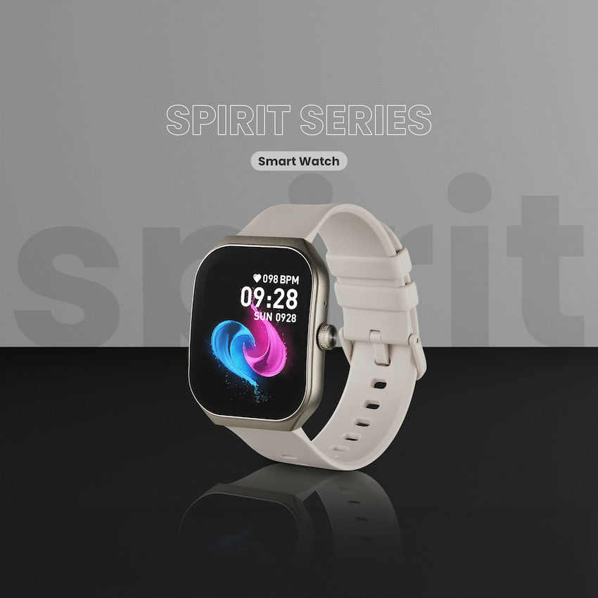Volkano Spirit Series Smart Watch - Starlight Silver - Image 2