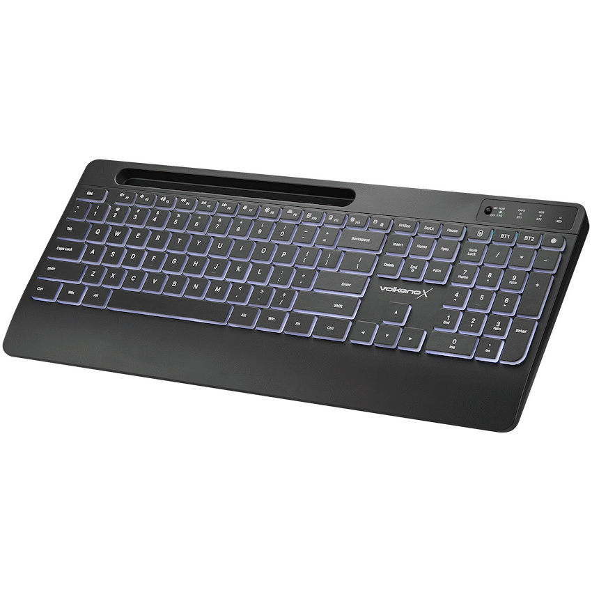 VolkanoX Gem Bluetooth Wireless Keyboard and Mouse - Black - Image 8