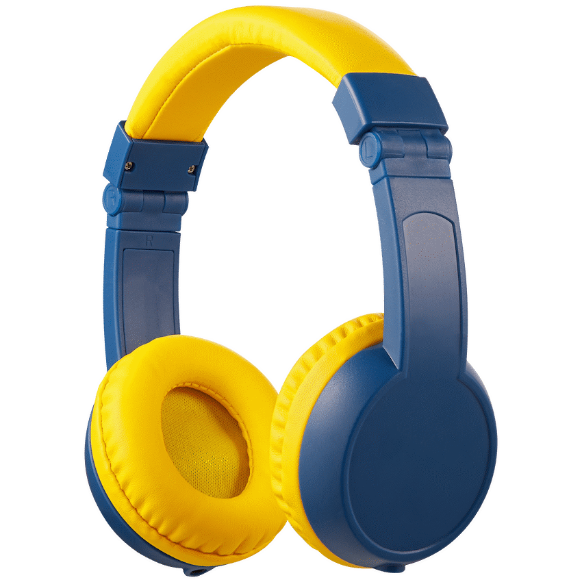 Volkano Sidekick Series Wired Kiddies Headphones with Share Port - Yellow/Blue - Image 39