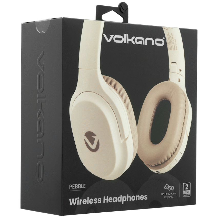 Volkano Pebble Series Bluetooth Headphones - Khaki - Image 6