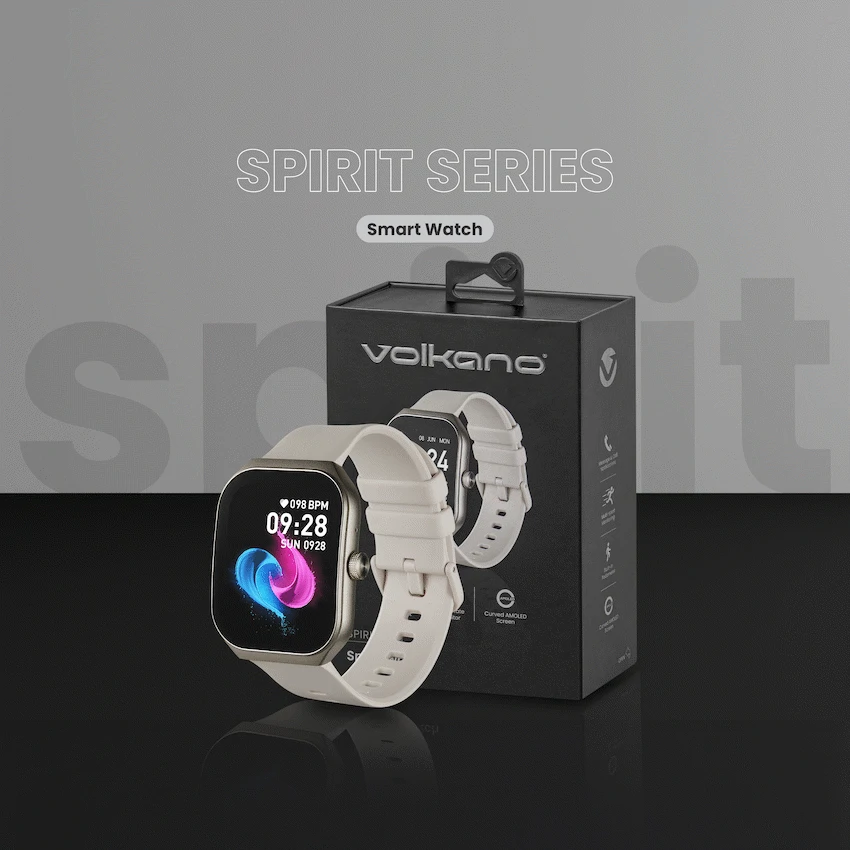 Volkano Spirit Series Smart Watch - Starlight Silver - Image 11