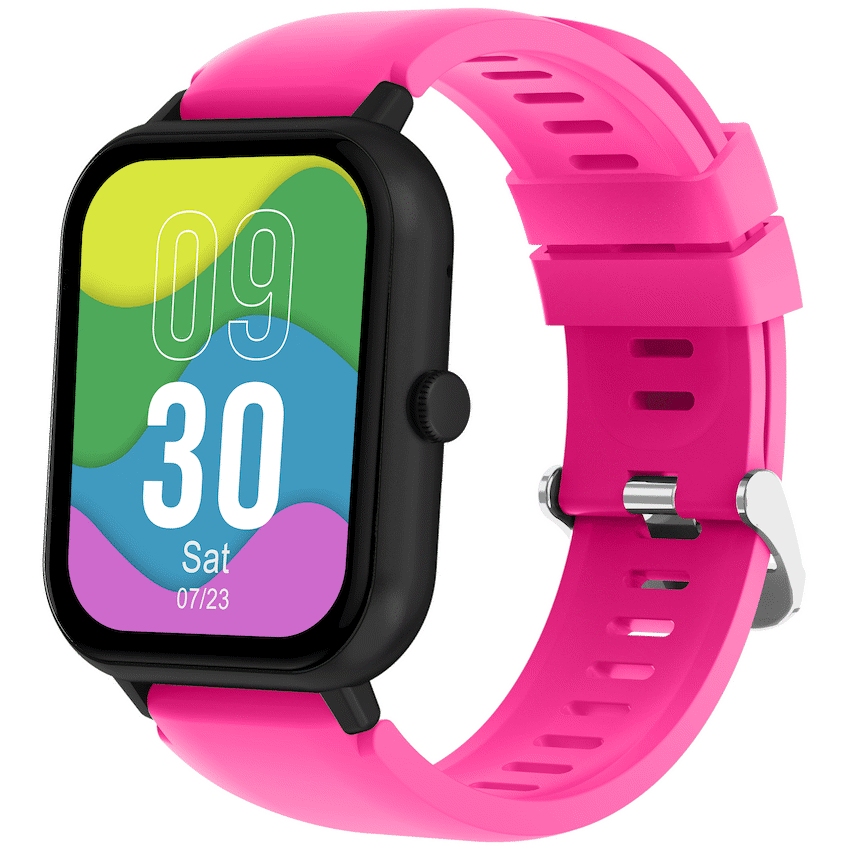 Volkano Chroma Series Smartwatch with Pink Strap - Image 2