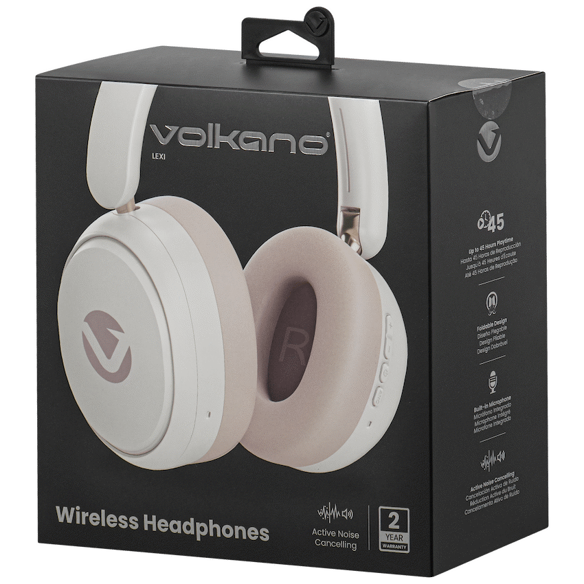 Volkano Lexi Bluetooth Headphone with ANC - Nude - Image 11