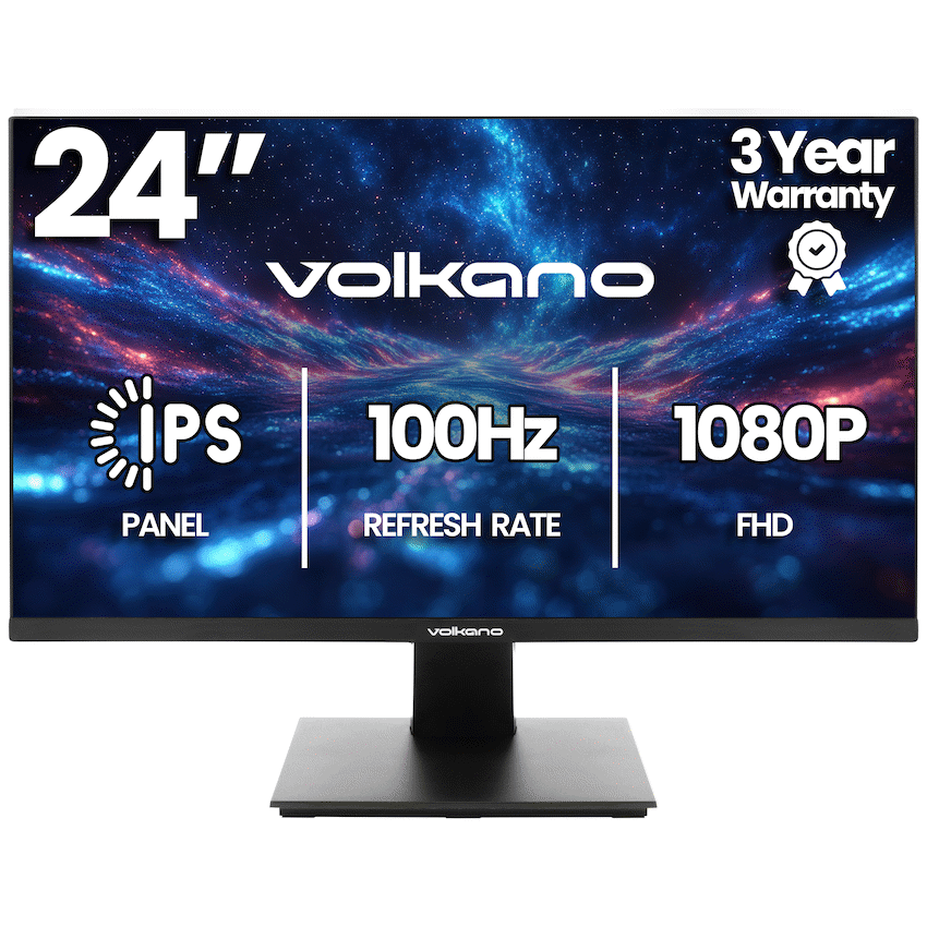 Volkano 24-inch Full HD IPS Monitor with HDMI/VGA, 100 Hz - Image 2