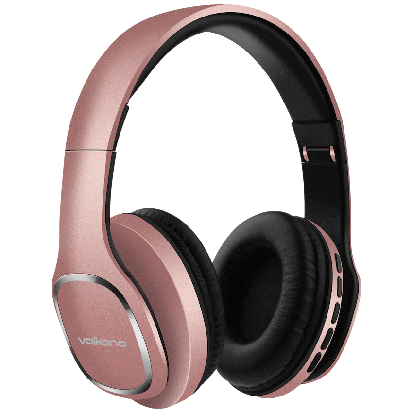 Volkano Phonic Series Bluetooth Full-Size Headphones - Rose Gold - Image 3