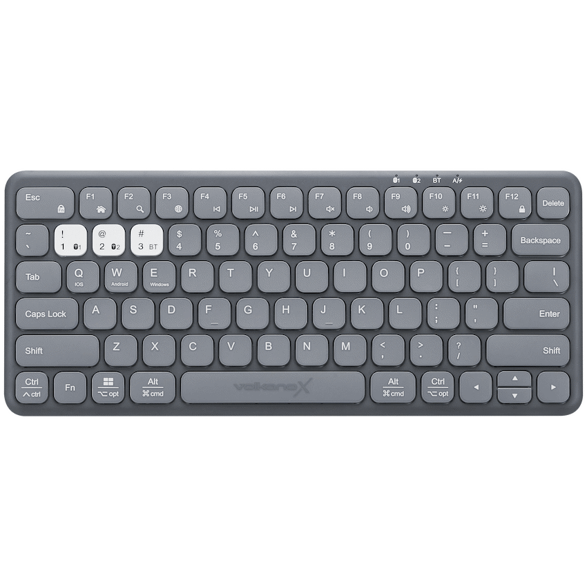 VolkanoX Blaze Bluetooth Wireless Keyboard and Mouse Combo - Graphite - Image 3