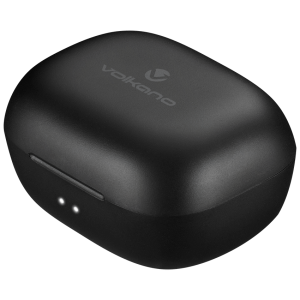 Volkano Taurus Series 2.0 True Wireless Earphones with Charging Case - Black