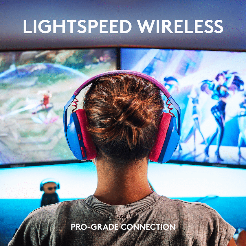 Logitech(R) G435 LIGHTSPEED Wireless Gaming Headset - Blue - Image 9