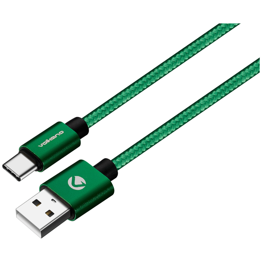 Volkano Fashion Series Micro USB Cable 1.8m - Apple Green - Image 3