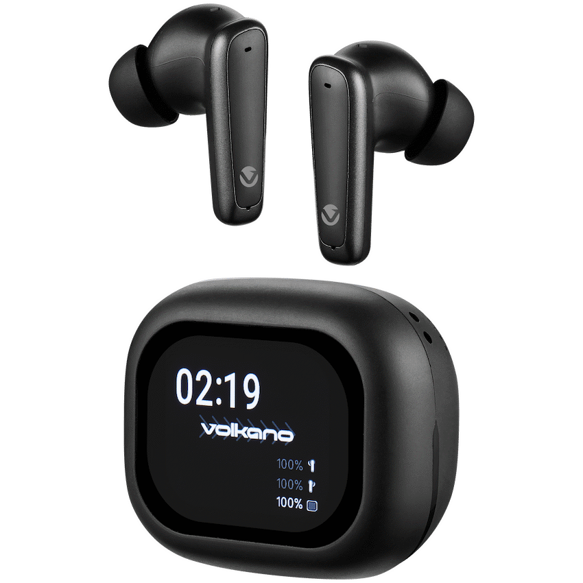 Volkano Vision Series TWS Earphones with ANC- Black - Image 4