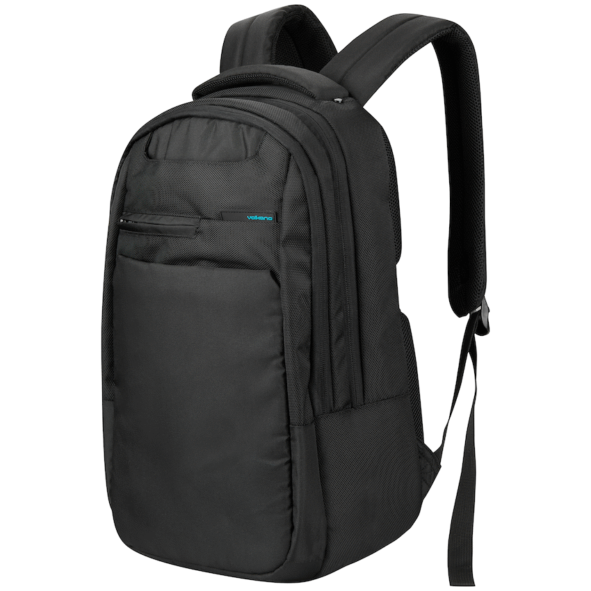 Volkano Suave 15.6" Laptop Backpack - Black/Turquoise - Image 3