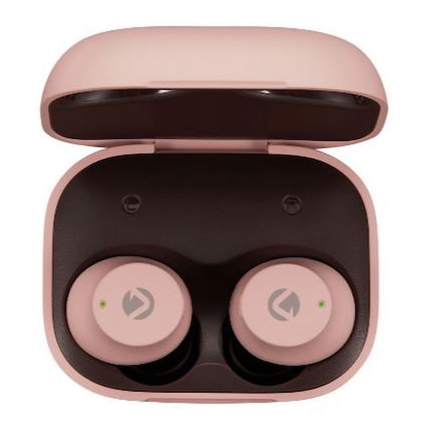 Volkano Taurus Series 2.0 True Wireless Earphones with Charging Case - Pink - Image 3