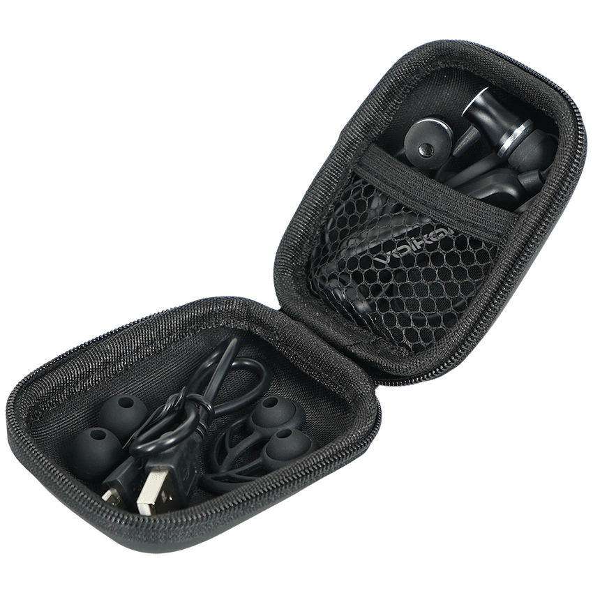 Volkano Pod Series Earphone Case - Black - Image 2