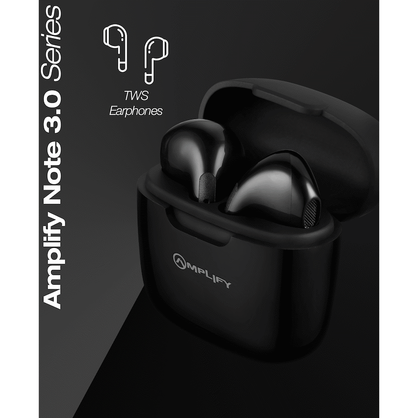 Amplify Note 3.0 Series TWS Earphones - Black - Image 5