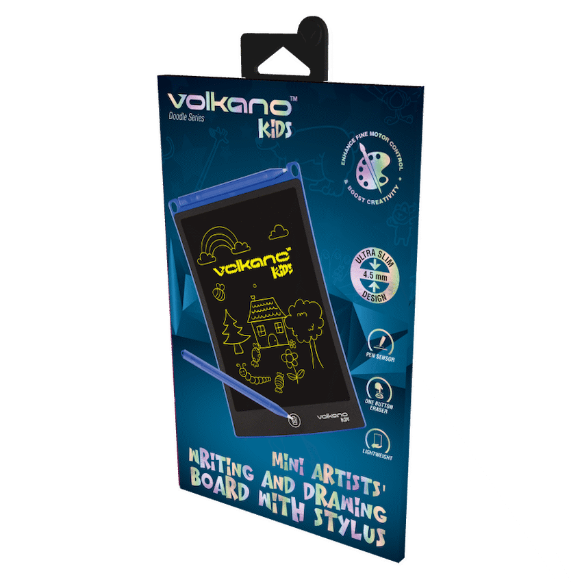 Volkano Kids Doodle Series 8.5" Writing and Drawing Board - Blue - Image 3