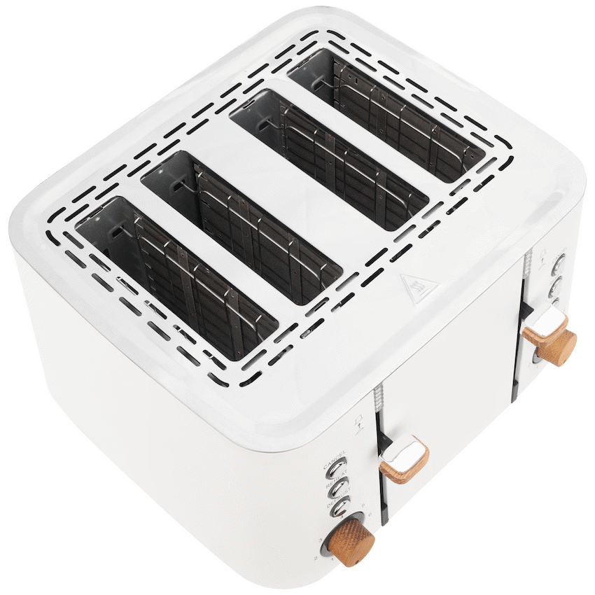 Boden Stark Anson Collection 4 Slice SS Toaster White - Image 5