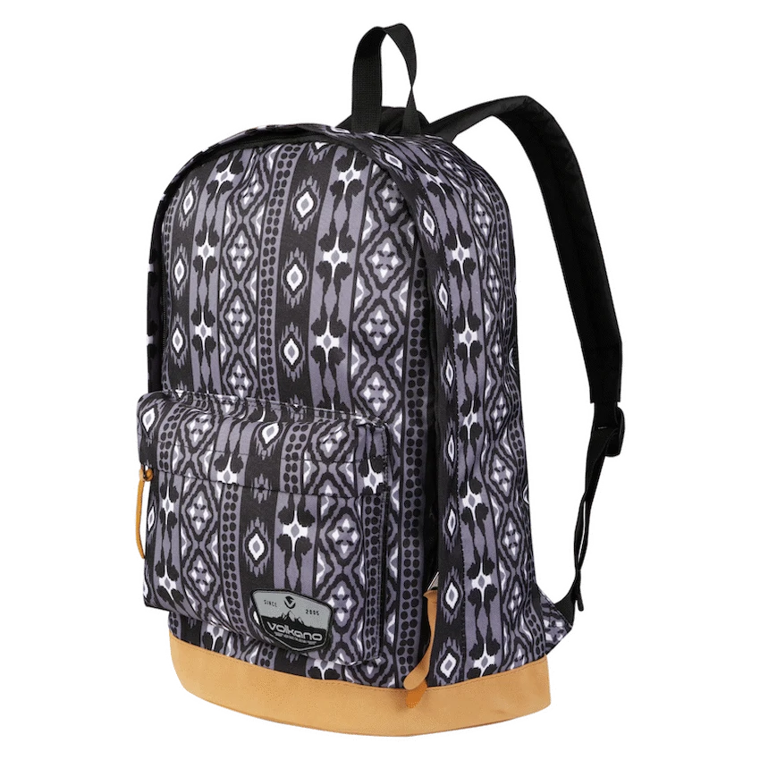 Volkano Suede Series Backpack - Ethnic - Dark Grey - Image 5