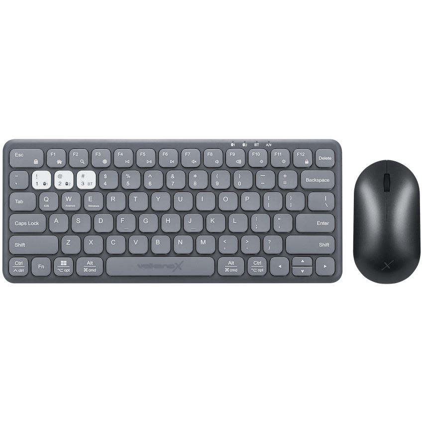 VolkanoX Blaze Bluetooth Wireless Keyboard and Mouse Combo - Graphite - Image 18
