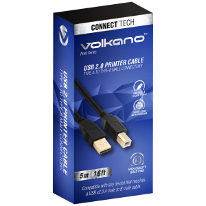 Volkano Print Series USB Printer Cable 5m