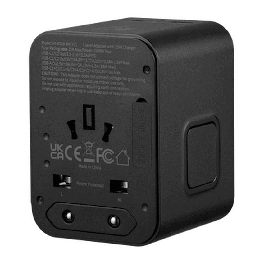 Volkano Worldwide Series Travel Adapter PD 25w + QC - Image 5