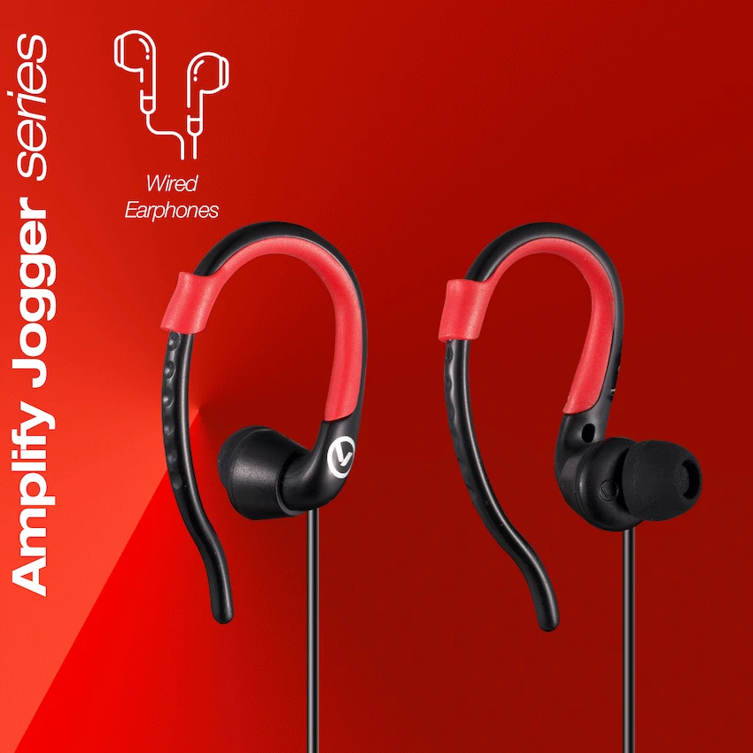 Amplify 2-IN-1 Bundle Jogger series earphones with pouch - Image 4
