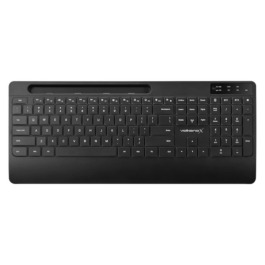 VolkanoX Gem Bluetooth Wireless Keyboard and Mouse - Black - Image 28
