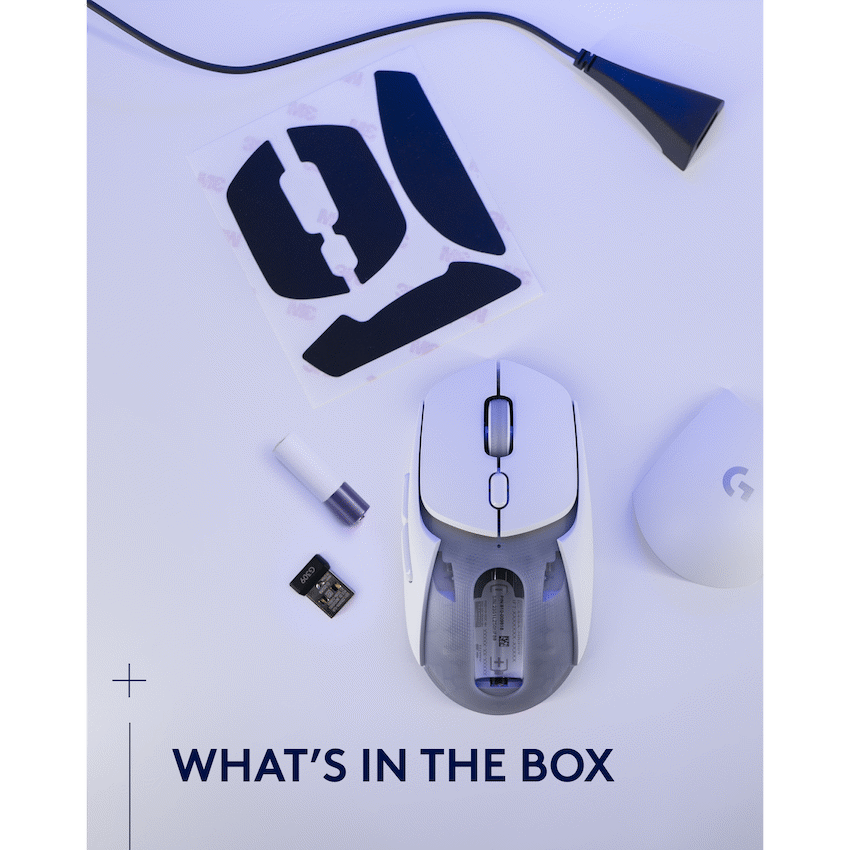 Logitech(R) G309 Lightspeed Wireless Mouse - White - Image 4