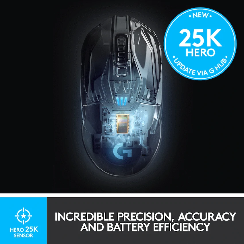 Logitech(R) G903 LIGHTSPEED Wireless Gaming Mouse - BLACK - Image 8