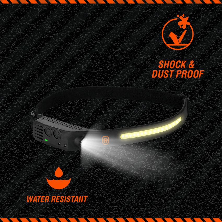 Rugged by Volkano 500lm COB Headlamp with Wave Sensor - Image 6