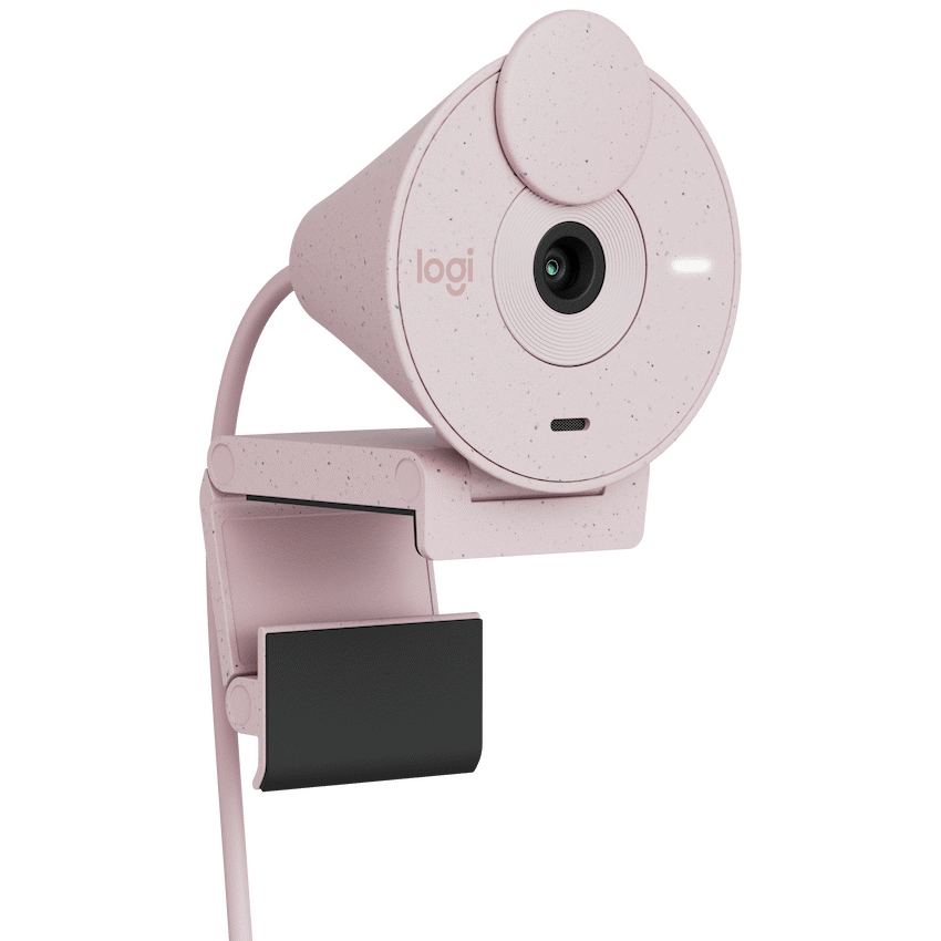 Logitech(R) Brio 300 Full HD Webcam - Rose - Image 4