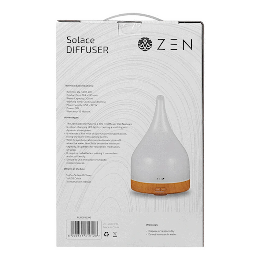 Zen Solace Diffuser - Light Wood - Image 8