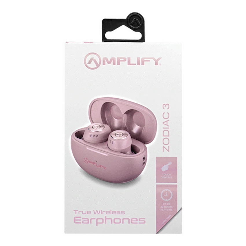 Amplify Zodiac 3 True Wireless Earphones - Pink - Image 5