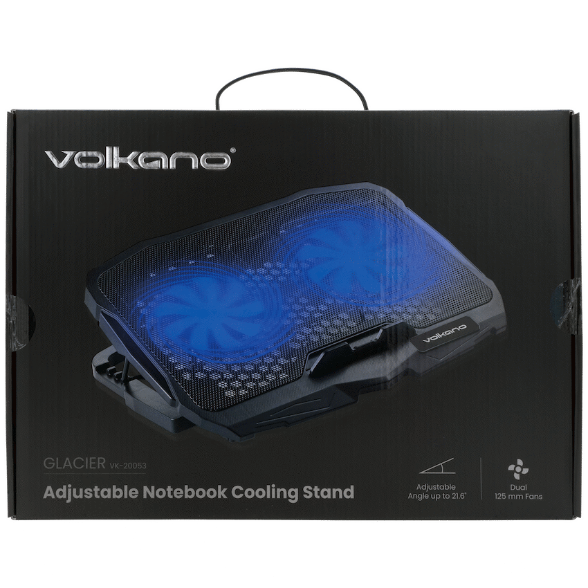 Volkano Glacier Series Upright Notebook Cooling Stand with Dual Fans - Image 34