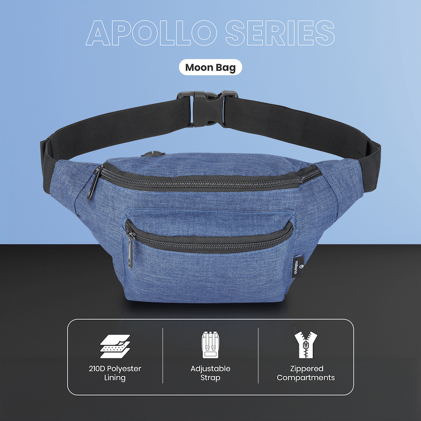 Volkano Apollo Moon Bag Navy - Image 6