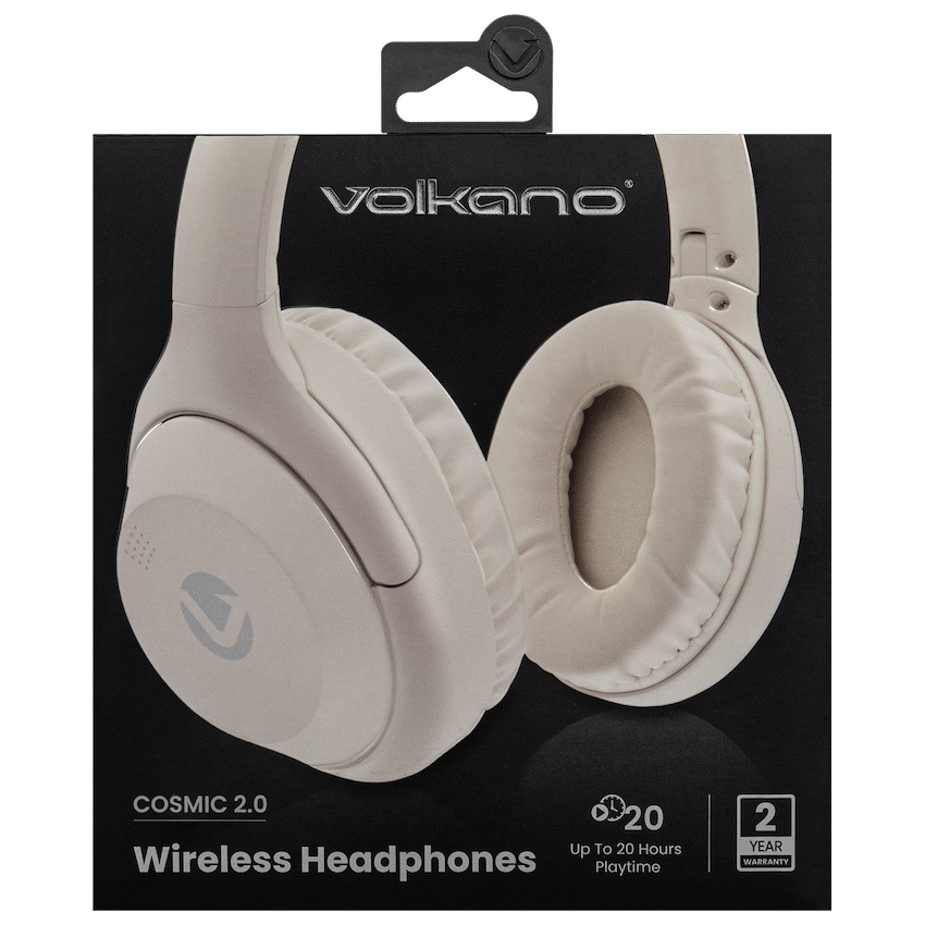 Volkano Cosmic 2 Series Bluetooth Headphone - Nude - Image 2