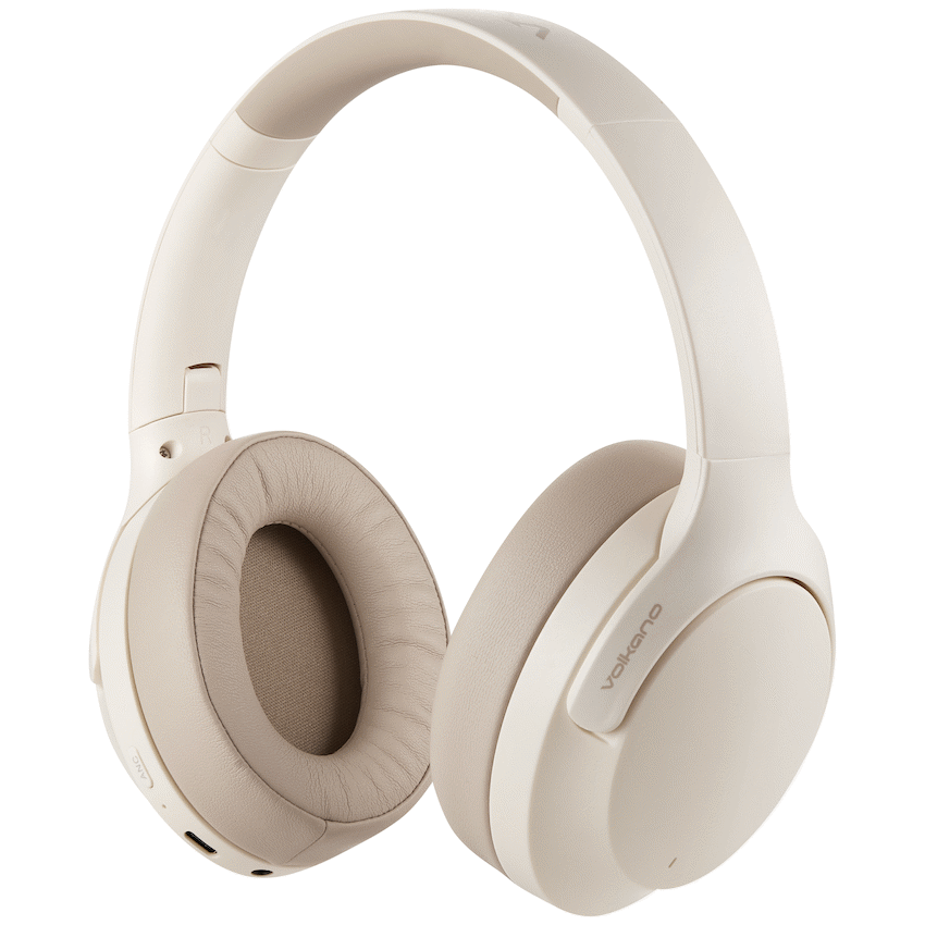 Volkano Odyssey ANC Bluetooth Wireless Headphone - Nude - Image 6