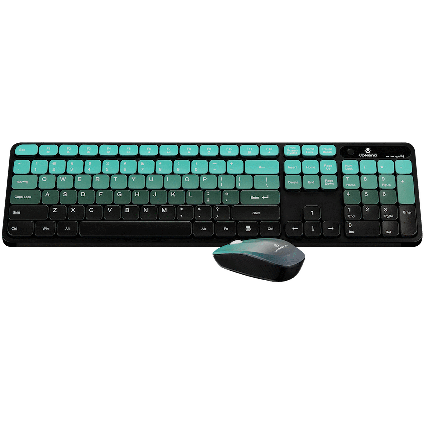Volkano Prism Series Bluetooth Wireless Keyboard and Mouse - Teal - Image 15