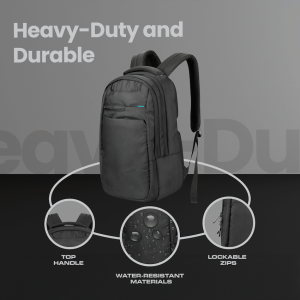 Volkano Suave 15.6" Laptop Backpack - Black/Turquoise