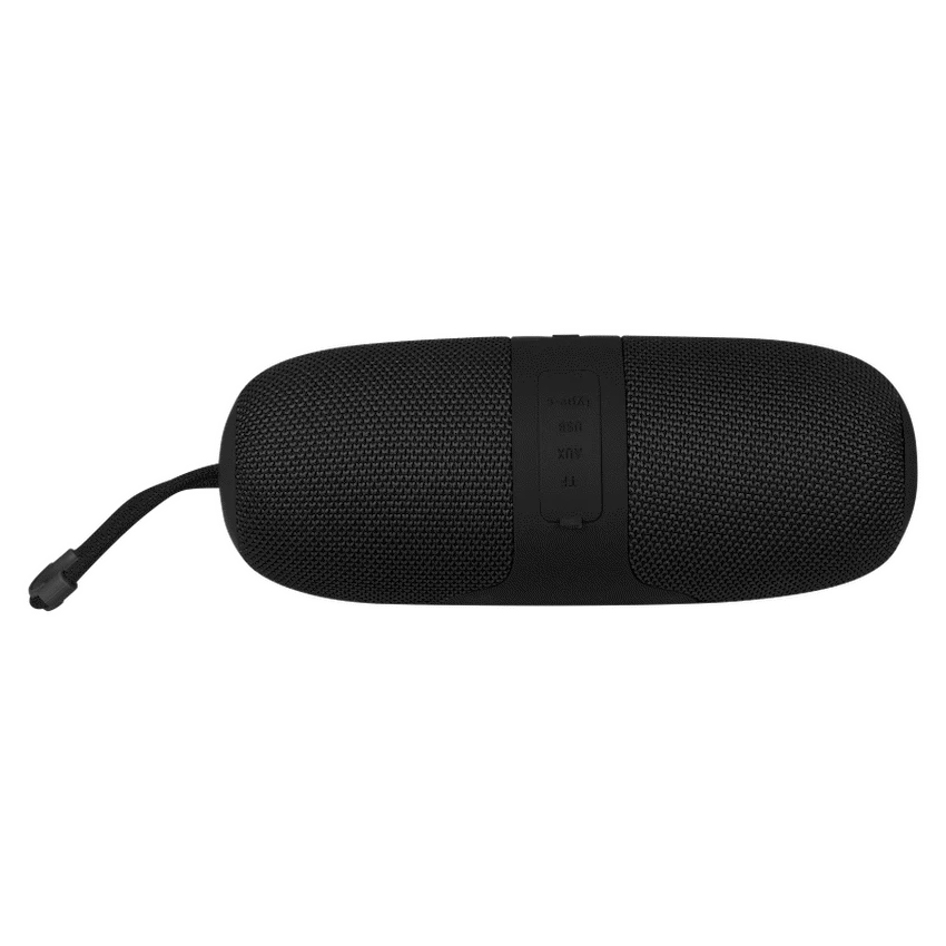 Volkano Flow Series Portable Bluetooth Speaker - Black with Grey Buttons - Image 9
