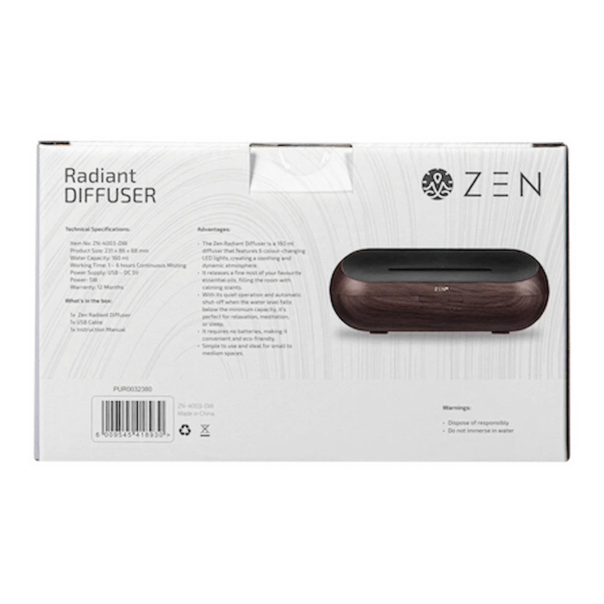 Zen Radiant Diffuser - Dark Wood - Image 9