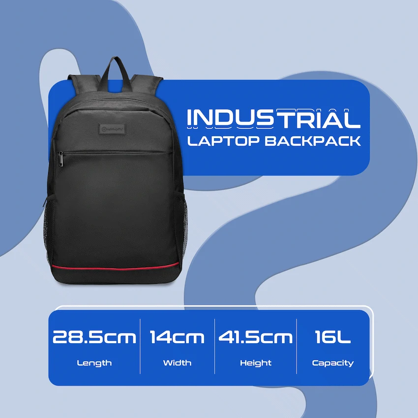 Amplify Industrial 15.6"Laptop Backpack Black - Image 3