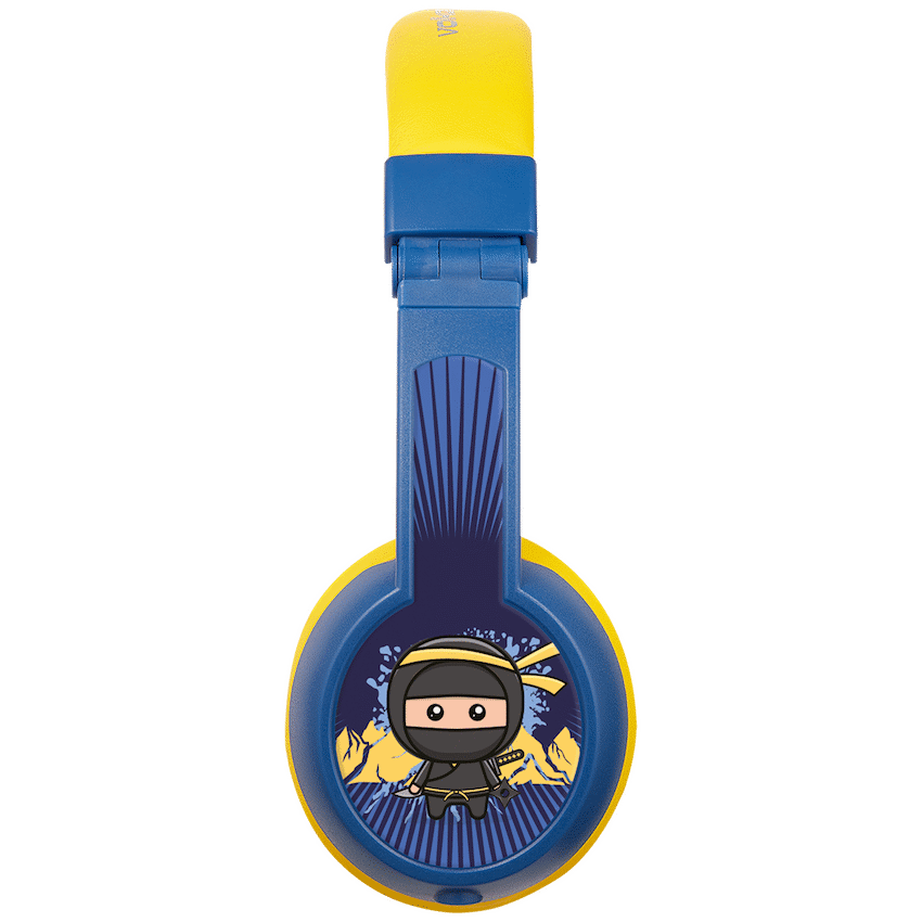 Volkano Sidekick Series Wired Kiddies Headphones with Share Port - Yellow/Blue - Image 7