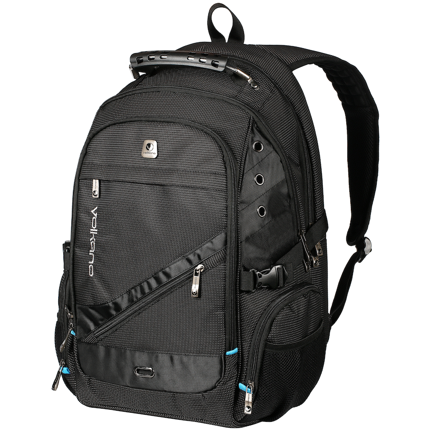 Volkano G-Unit Backpack - Black/Grey/Turquoise - Image 6