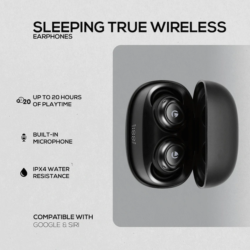 Volkano Aspen True Wireless Earphones - Black - Image 8