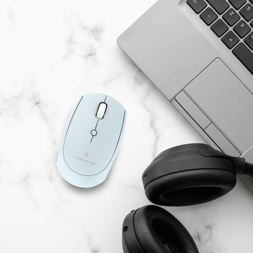 Volkano Talc Wireless Mouse - Blue - Image 10