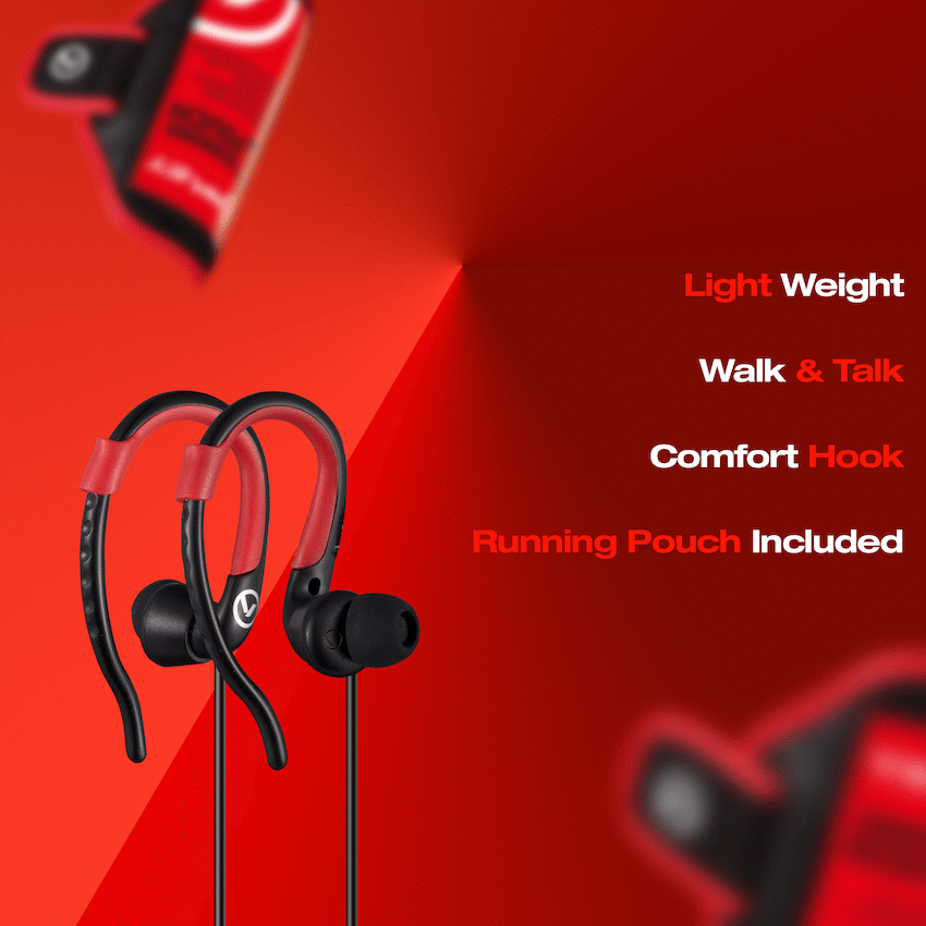 Amplify 2-IN-1 Bundle Jogger series earphones with pouch - Image 6
