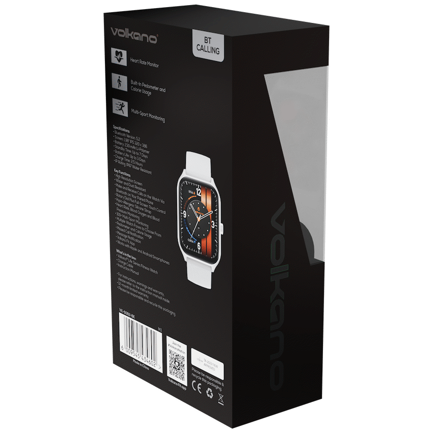Volkano Life Series Smart Watches - Silver - Image 6