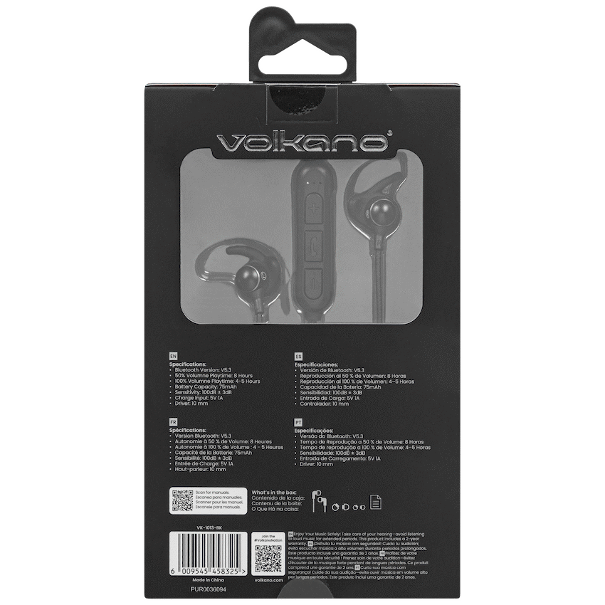 Volkano Titanium Sports Series Bluetooth Earphones - Image 4