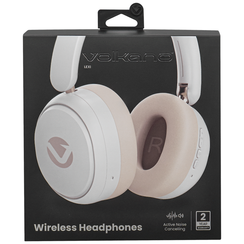 Volkano Lexi Bluetooth Headphone with ANC - Nude - Image 15