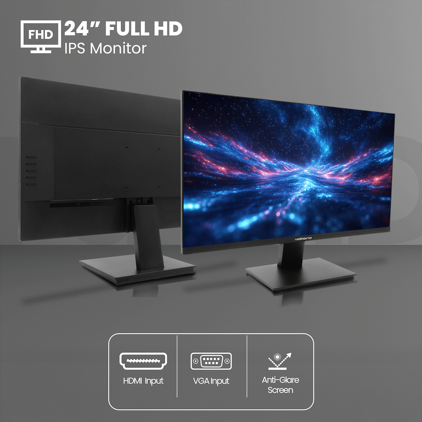 Volkano 24-inch Full HD IPS Monitor with HDMI/VGA, 100 Hz - Image 6